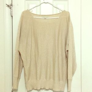 Gold sparkle sweater